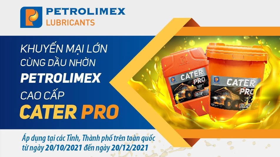 Dầu nhờn Petrolimex cao cấp CATER PRO khuyến mại lớn