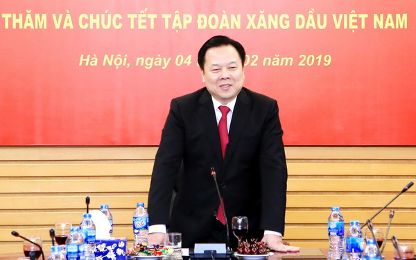 Tin ảnh: Chủ tịch CMSC Nguyễn Hoàng Anh thăm, chúc Tết Petrolimex