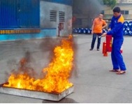 Tập huấn PCCC tại Kho Dầu nhờn Đức Giang