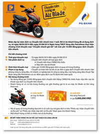 "Chuyển tiền trúng xe Air Blade"