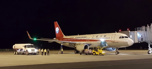Petrolimex Aviation tra nạp chuyến bay quốc tế đầu tiên tại Cảng Hàng không Quốc tế Cát Bi