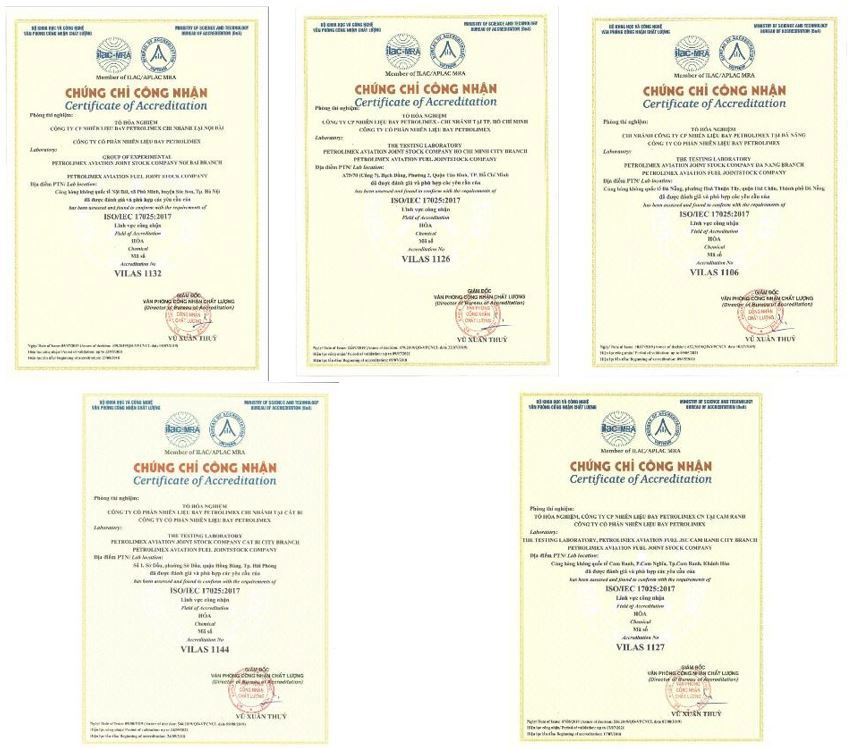 Petrolimex Aviation hoàn thành xuất sắc chuyển đổi các phòng thử nghiệm đạt chuẩn ISO/IEC 17025:2017