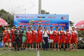 Giải bóng đá Petrolimex Aviation mở rộng 2018 – Thành công, đoàn kết, hữu nghị