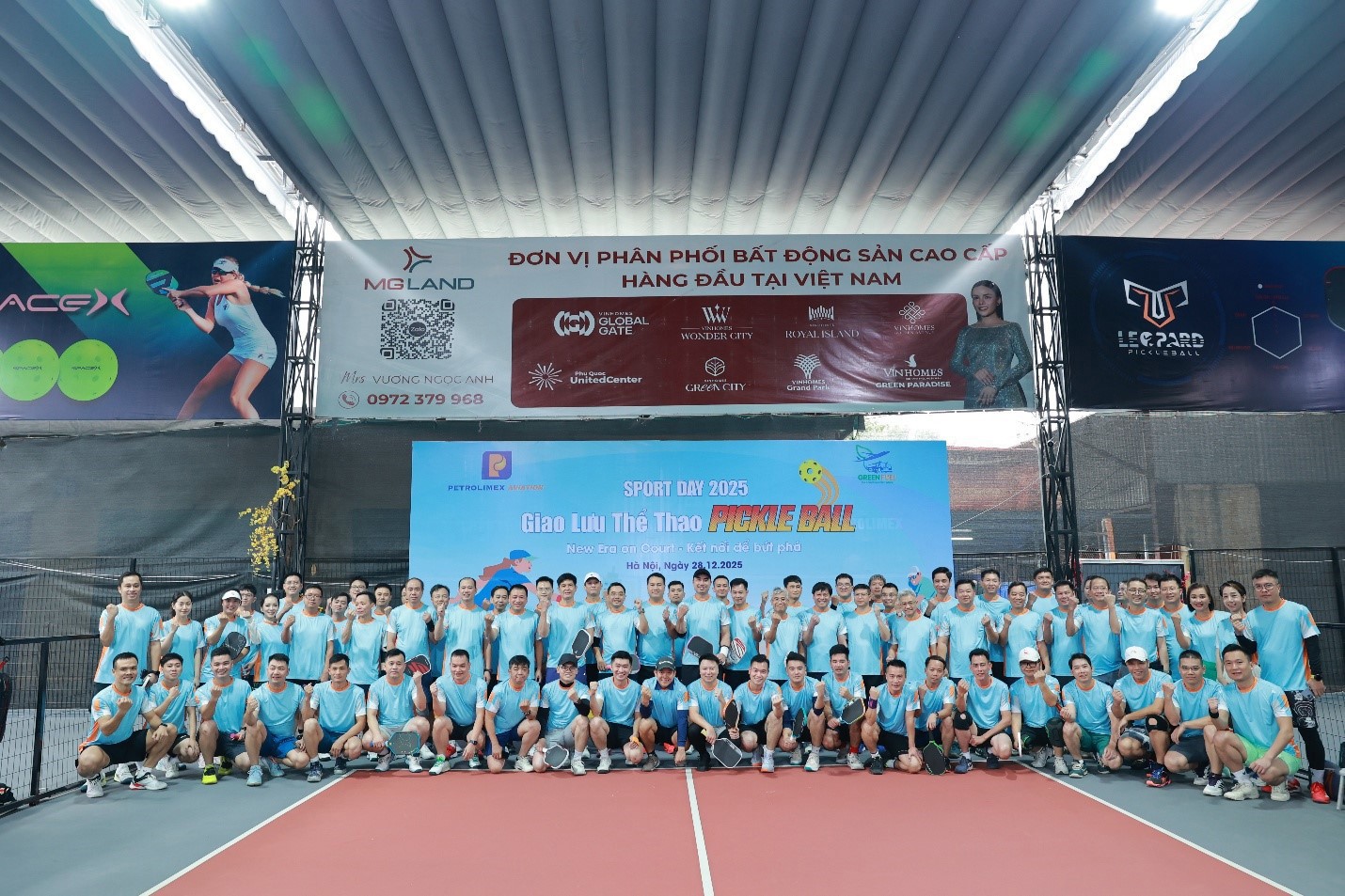 Giải giao lưu pickleball Petrolimex Aviation chào mừng 70 năm ngày thành lập Tập đoàn Xăng dầu Việt Nam