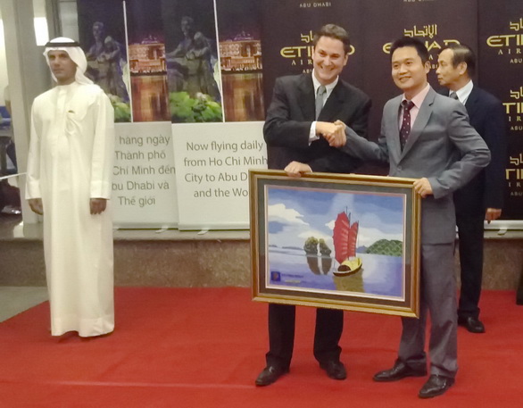 Petrolimex Aviation (PA) cung cấp JET A-1 cho tuyến bay mới của Etihad Airways