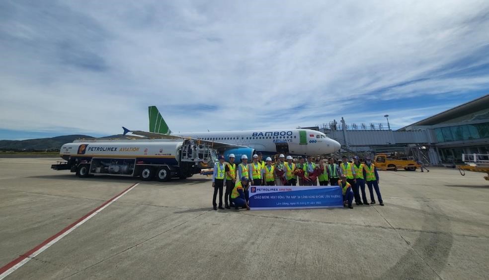 Petrolimex Aviation chính thức cung cấp nhiên liệu hàng không Jet A-1 tại Cảng Hàng không Liên Khương