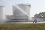 Diễn tập PCCC tại Kho Nhiên liệu bay Nội Bài