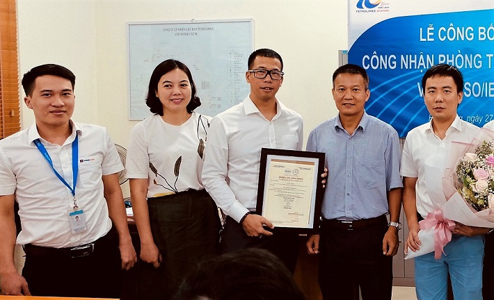 Phòng thử nghiệm Chi nhánh tại Cát Bi được công nhận đạt chuẩn Vilas (ISO/IEC 17025:2005)
