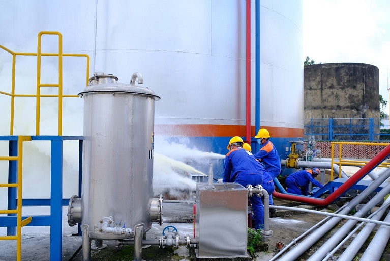 PA diễn tập chữa cháy và cứu nạn cứu hộ năm 2020 tại Tân Sơn Nhất