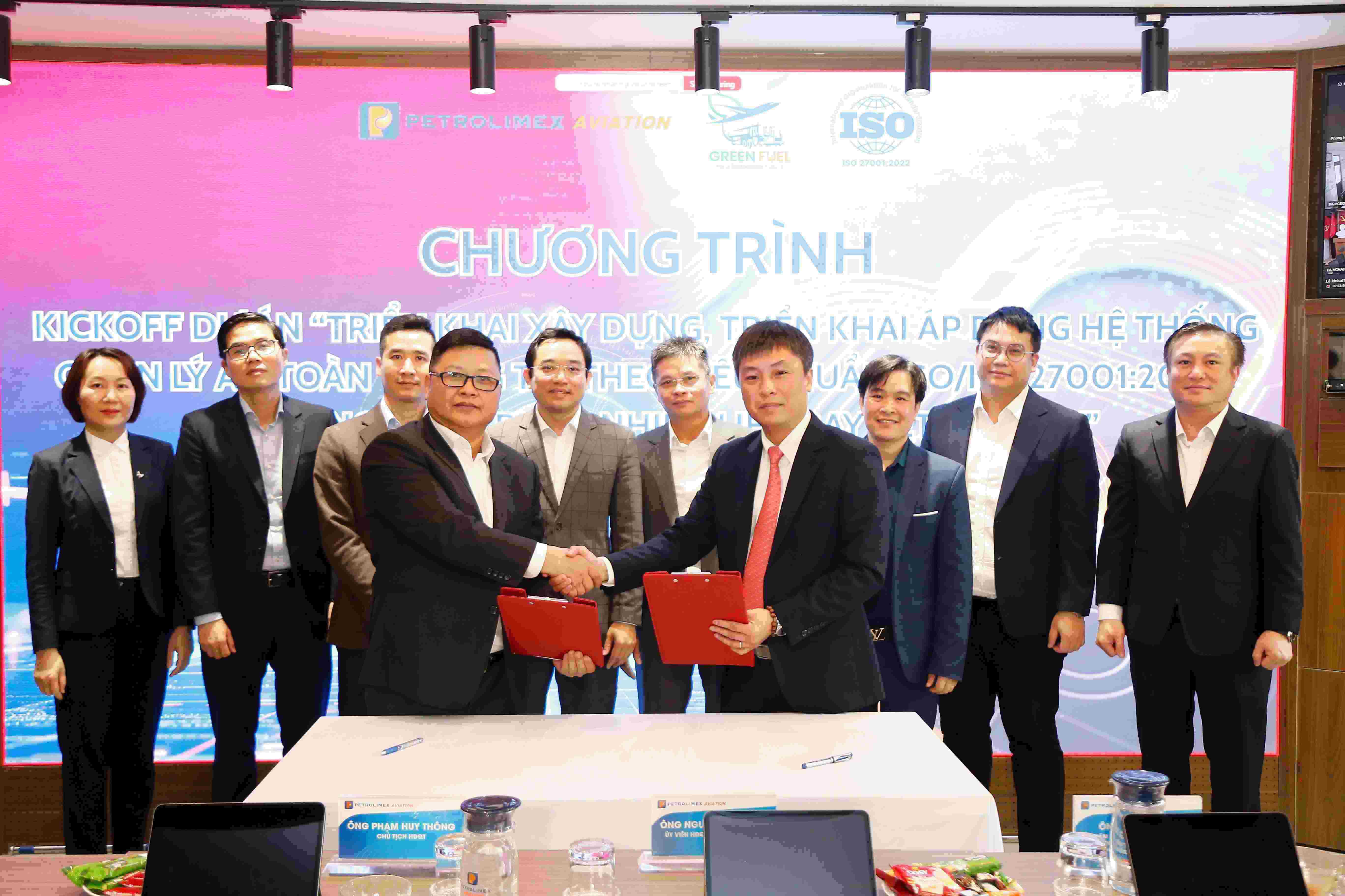 Petrolimex Aviation kickoff dự án ISO 27001:2022