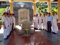 Hội cựu chiến binh KV II về nguồn tại Kiên Giang