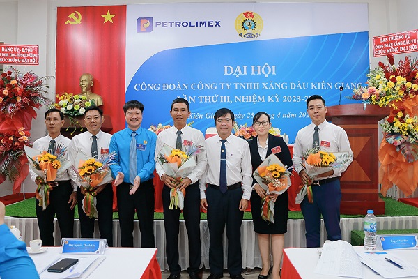 Đại hội Công đoàn Công ty TNHH Xăng dầu Kiên Giang lần thứ III, nhiệm kỳ 2023 - 2028