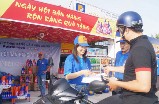 Ngày hội bán hàng Petrolimex Kiên Giang