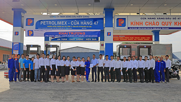 PETROLIMEX KIÊN GIANG KHAI TRƯƠNG CỬA HÀNG XĂNG DẦU SỐ 47: CÔNG TRÌNH CHÀO MỪNG 70 NĂM THÀNH LẬP TẬP ĐOÀN XĂNG DẦU VIỆT NAM