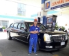 Đoàn xe hộ tống Tổng thống Barack Obama tiếp nhiên liệu tại CHXD Petrolimex Sài Gòn