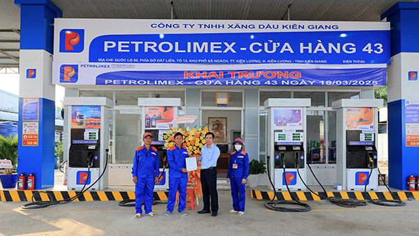 Khai trương Petrolimex - Cửa hàng 43 tại Thị trấn Kiên Lương