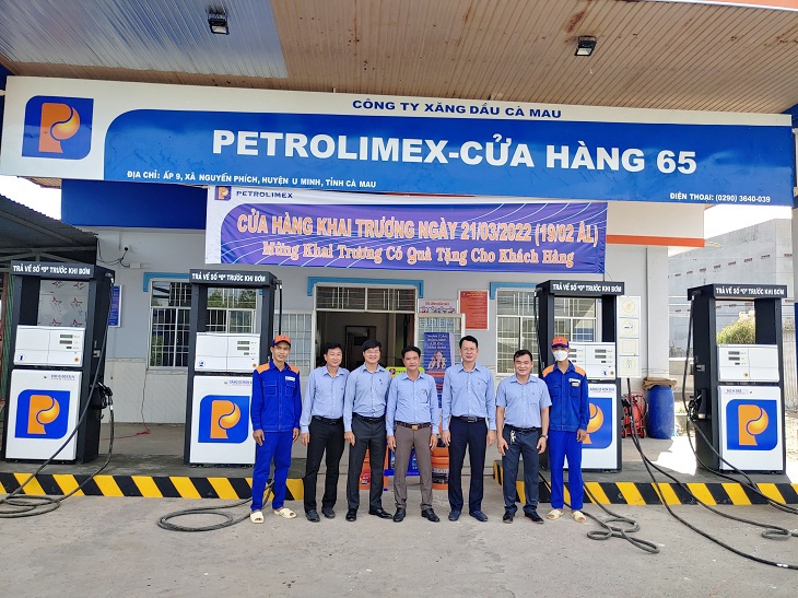 Petrolimex Cà Mau khai trương CHXD 65 tại huyện U Minh