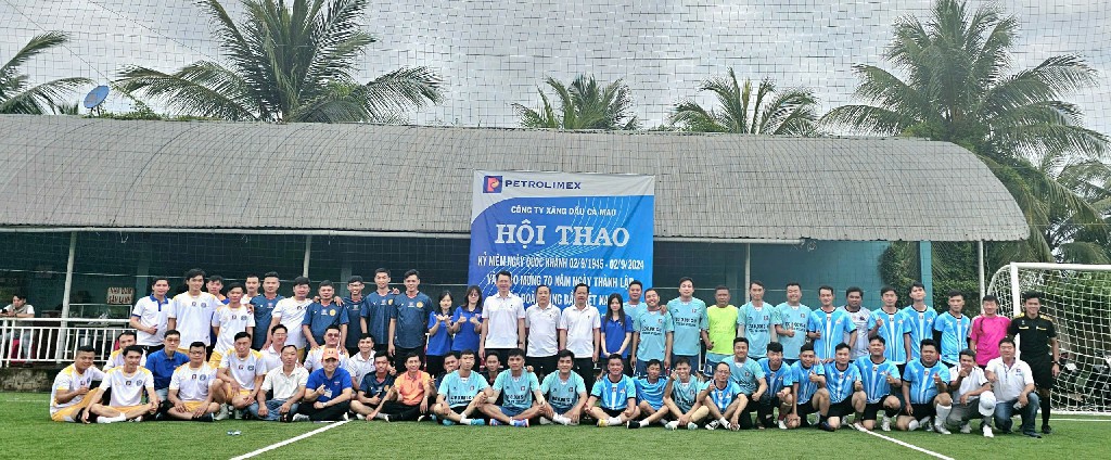Sự kiện Hội thao Kỷ niệm Ngày Quốc Khánh 02/09/1945 – 02/09/2024 và Chào mừng 70 năm ngày thành lập Tập đoàn Xăng dầu Việt Nam