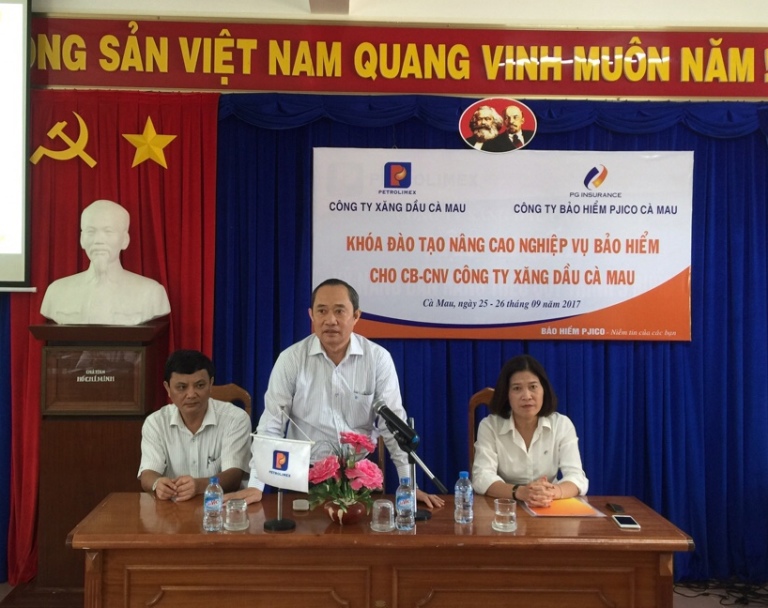 Tập huấn nghiệp vụ Bảo hiểm Pjico tại Cà Mau