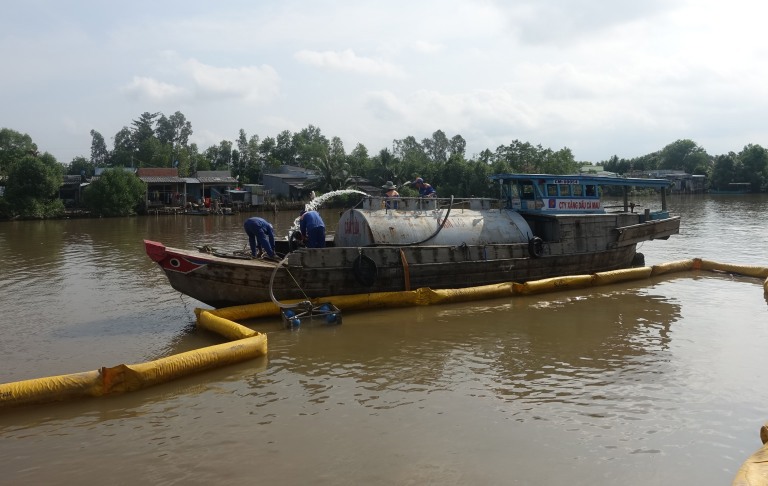 Thực tập phương án ứng phó sự cố tràn dầu