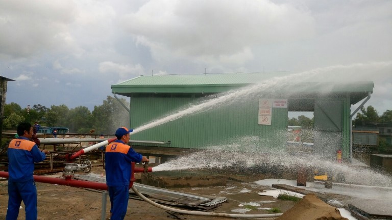 Thực tập phương án Ứng phó sự cố tràn dầu