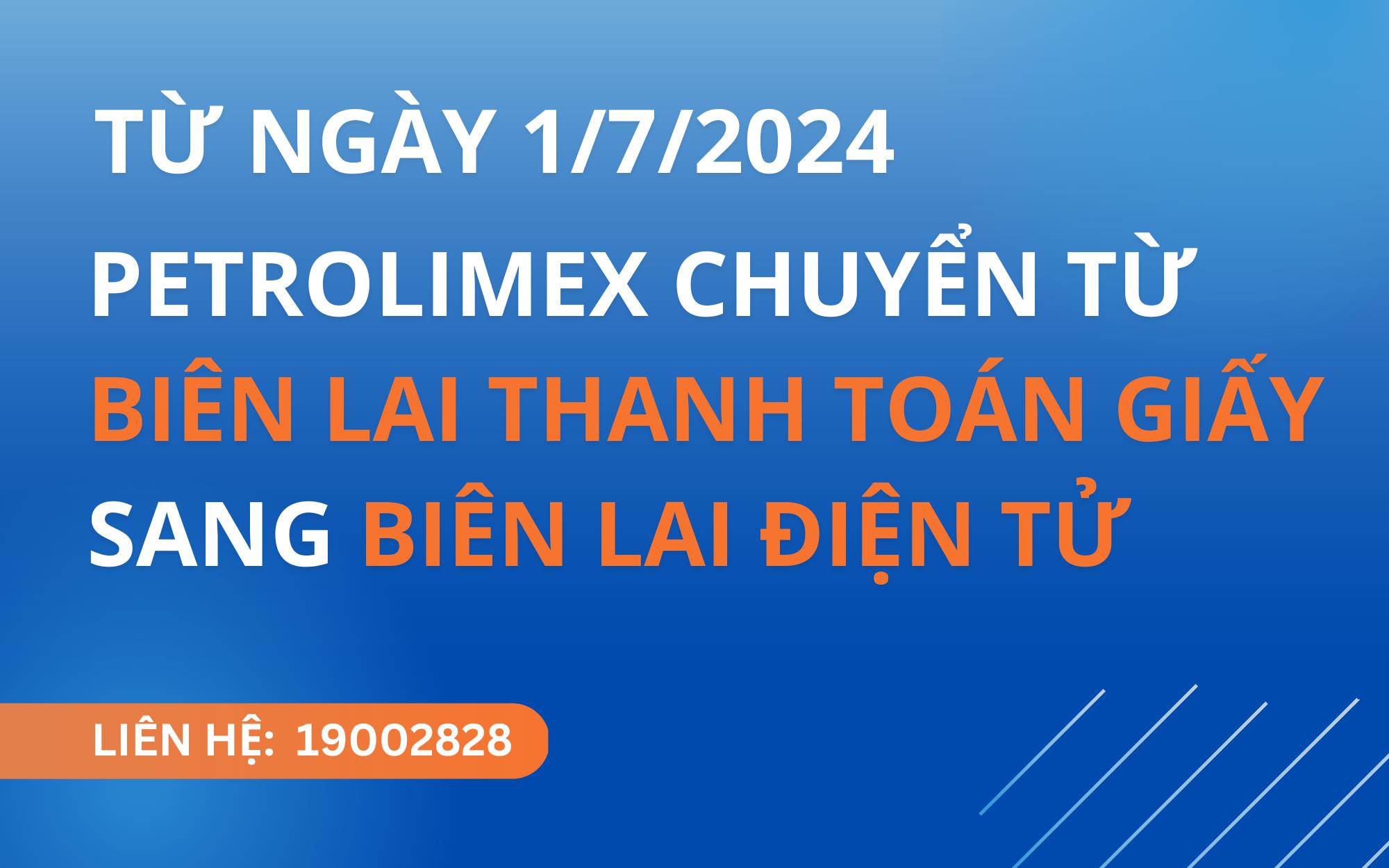 Petrolimex triển khai giải pháp Biên lai điện tử (E-receipt) với giao dịch thanh toán qua máy POS