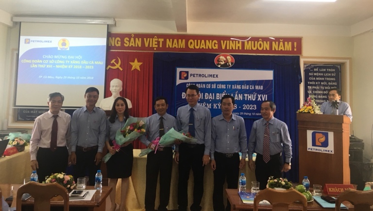 Đại hội Công đoàn Petrolimex Cà Mau lần thứ XVI nhiệm kỳ 2018 - 2023