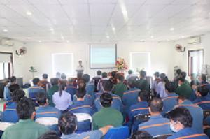 Công ty TNHH Liên doanh Kho Ngoại quan Xăng dầu Vân Phong (Công ty VPT) tổ chức huấn luyện vệ sinh lao động năm 2022