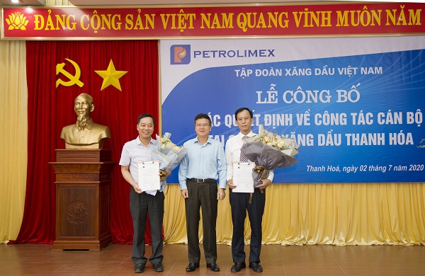 Công bố các Quyết định về cán bộ Petrolimex Thanh Hóa