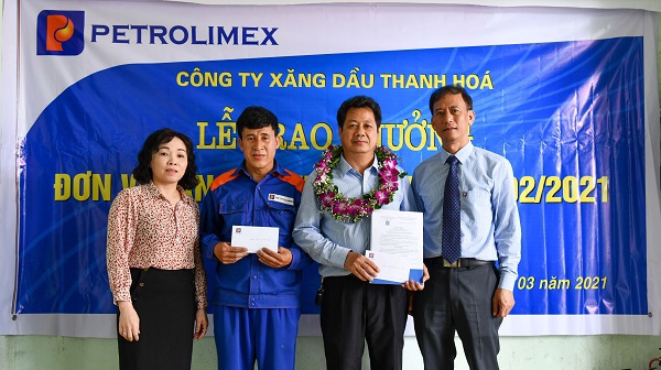 Biểu dương Petrolimex – Cửa hàng 83, đơn vị dẫn đầu thi đua khối cửa hàng  02/2021