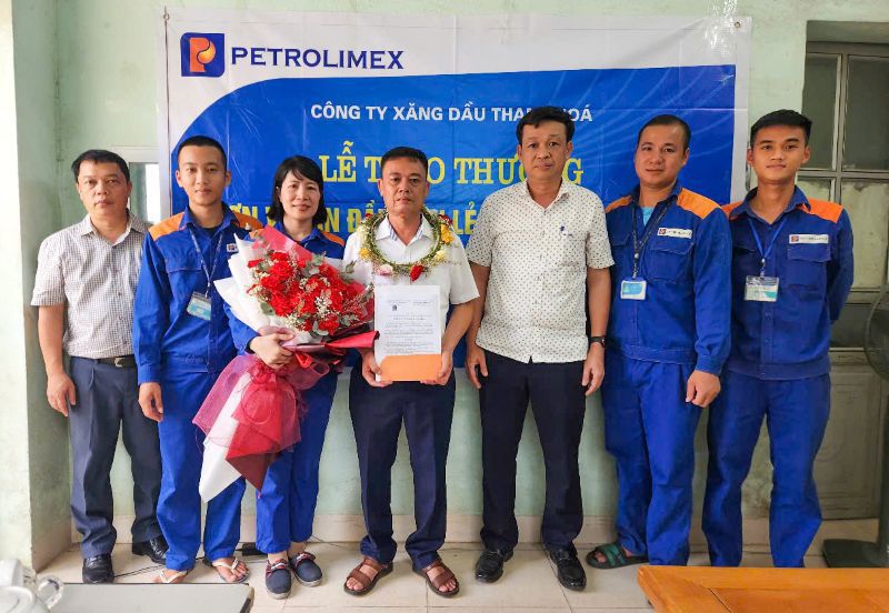 Petrolimex Thanh Hóa: Ba cửa hàng xăng dầu đạt thành tích xuất sắc tháng 05/2025.