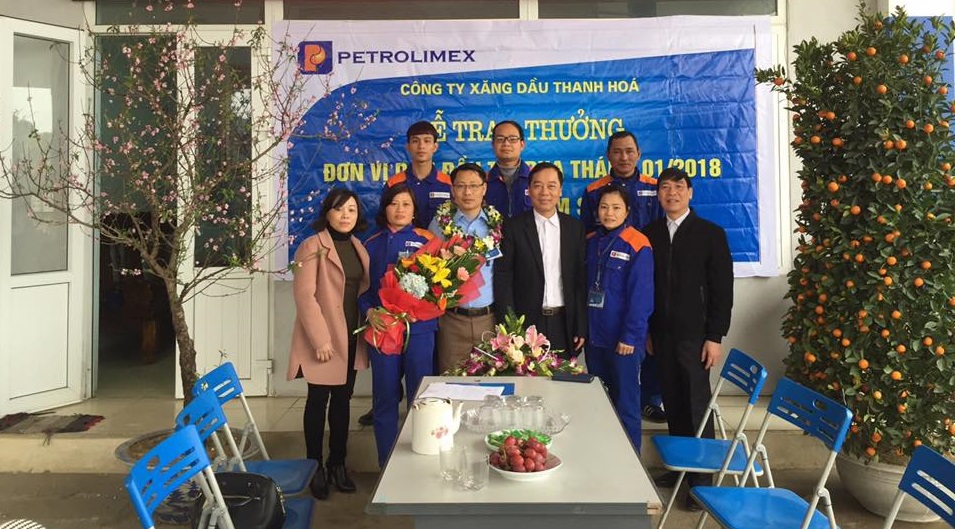 CHXD Bắc Bỉm Sơn - đơn vị xuất sắc dẫn đầu thi đua tháng 1/2018