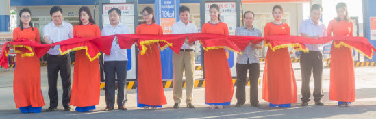 Khai trương CHXD 15 tại trục đường Đại lộ Nam Sông Mã
