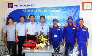 Biểu dương CHXD Hoằng Quang đơn vị dẫn đầu thi đua tháng 5/2019