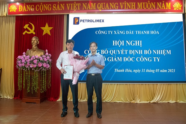 Petrolimex Thanh Hóa công bố Quyết định bổ nhiệm Phó giám đốc Công ty