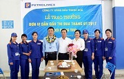 Vinh danh CHXD Đông Thọ đơn vị dẫn đầu thi đua tháng 7/2017
