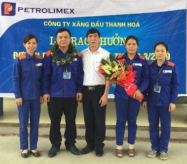 Biểu dương CHXD Bỉm Sơn 3 đơn vị dẫn đầu thi đua khối cửa hàng xăng dầu tháng 3.2019