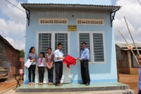 Hoàn thành nhà tình thương trao tặng trẻ em mồ côi