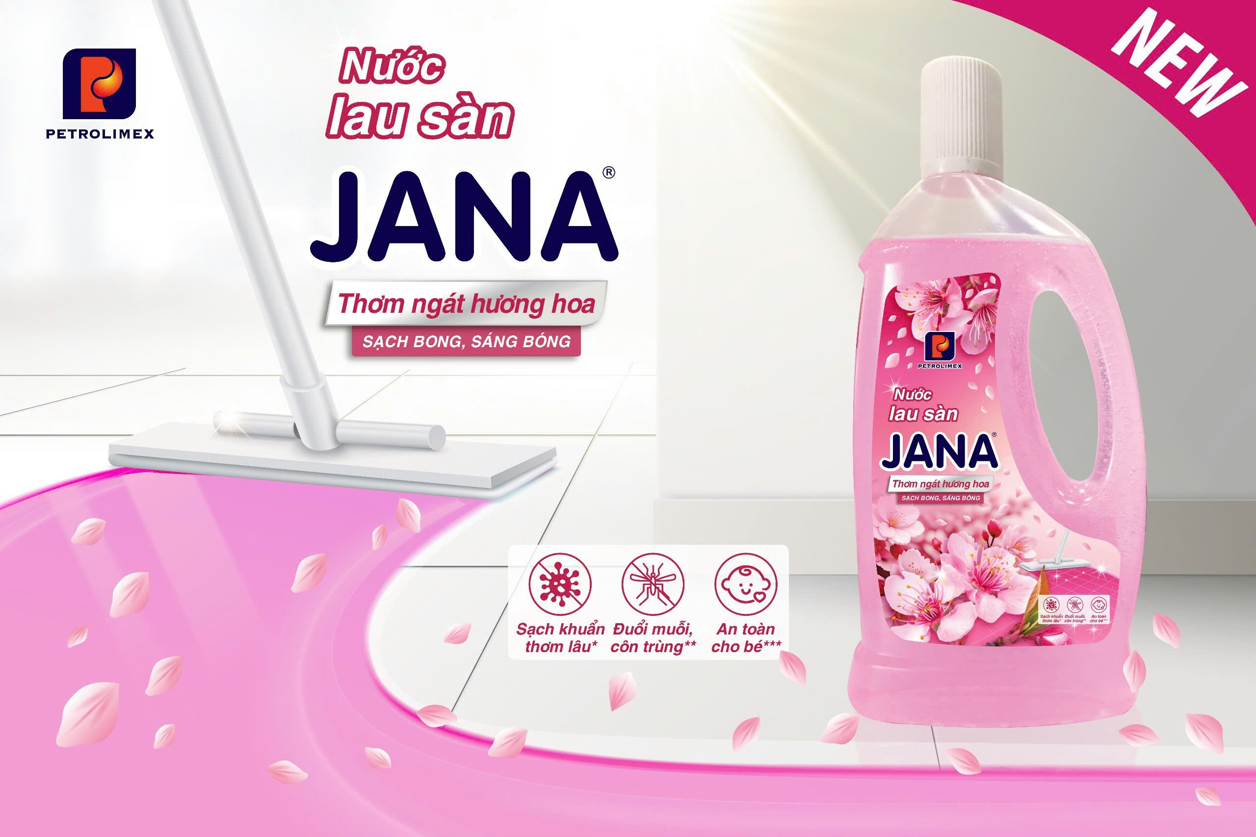Ra mắt sản phẩm mới - Nước lau sàn JANA