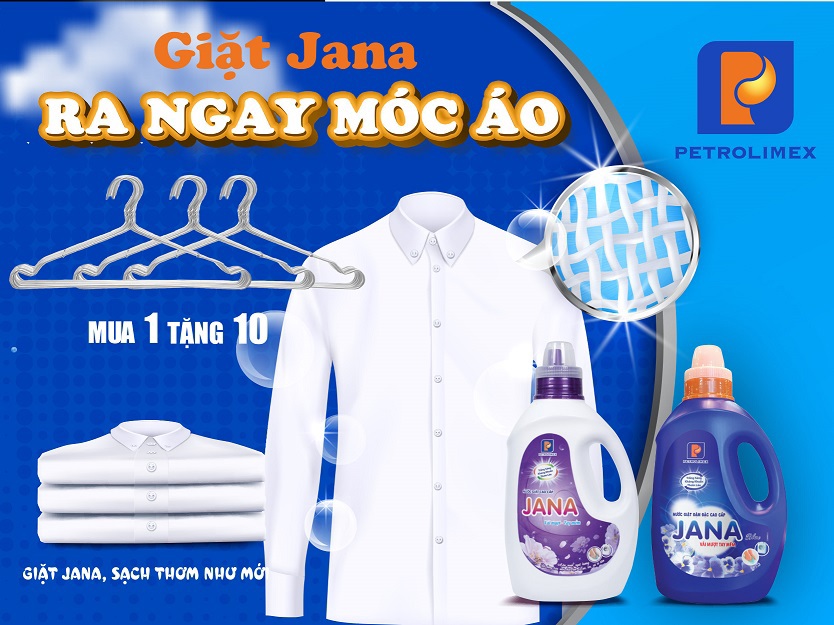 Thông báo sử dụng Maquette cho CTKM Giặt JANA ra ngay MÓC ÁO