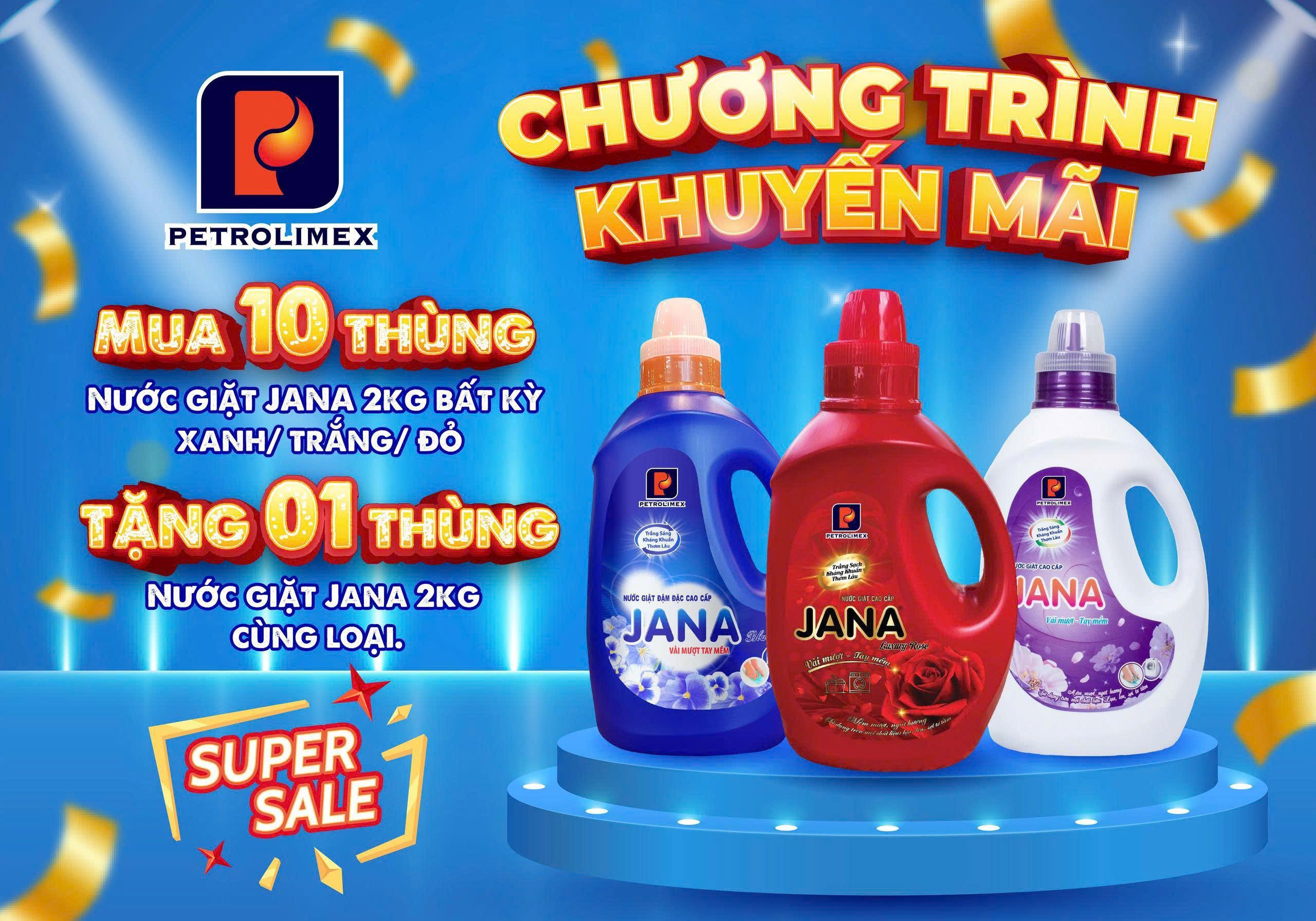 Chương trình khuyến mại lớn với nước giặt JANA