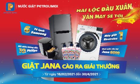 Thông báo Chương trình khuyến mại: Giặt Jana cào ra Giải thưởng