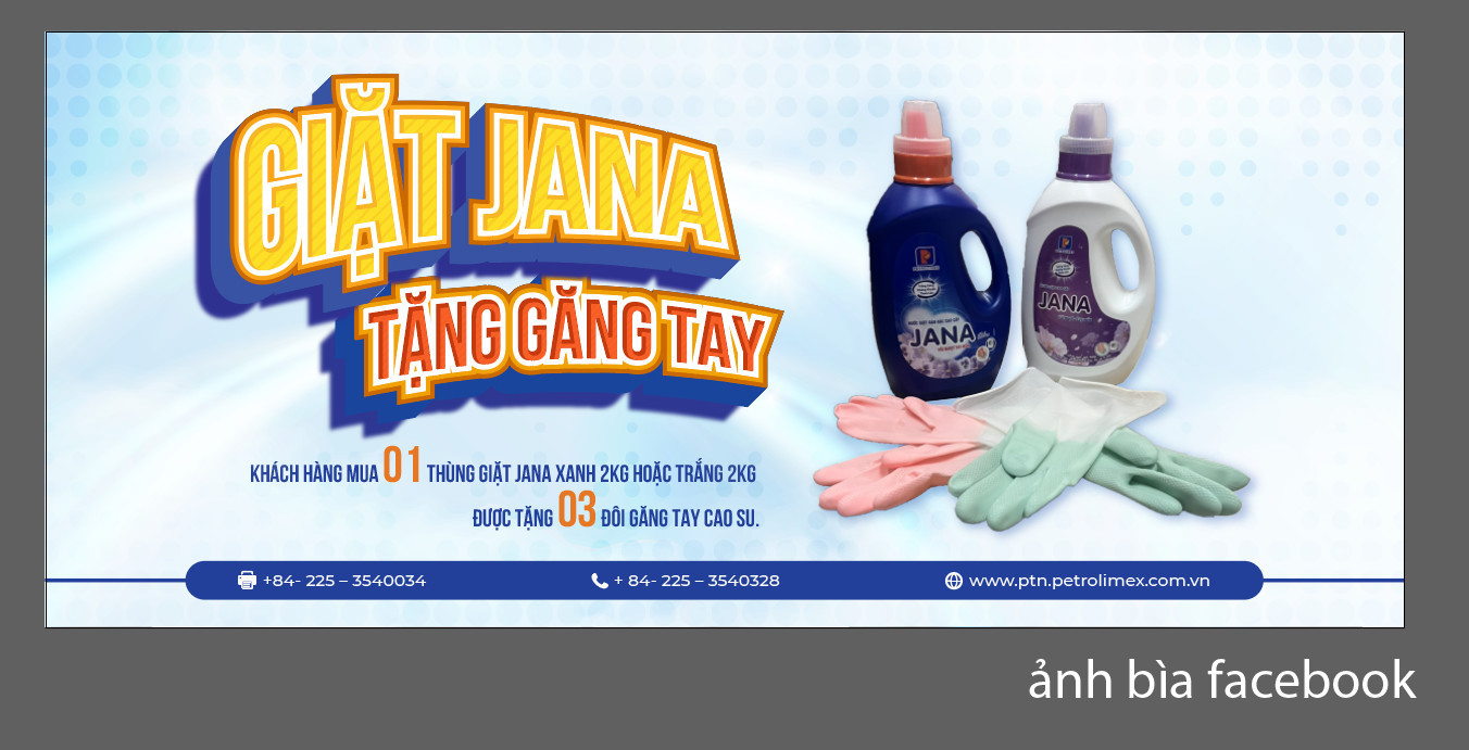Chương trình khuyến mại (CTKM) giặt JANA tặng găng tay