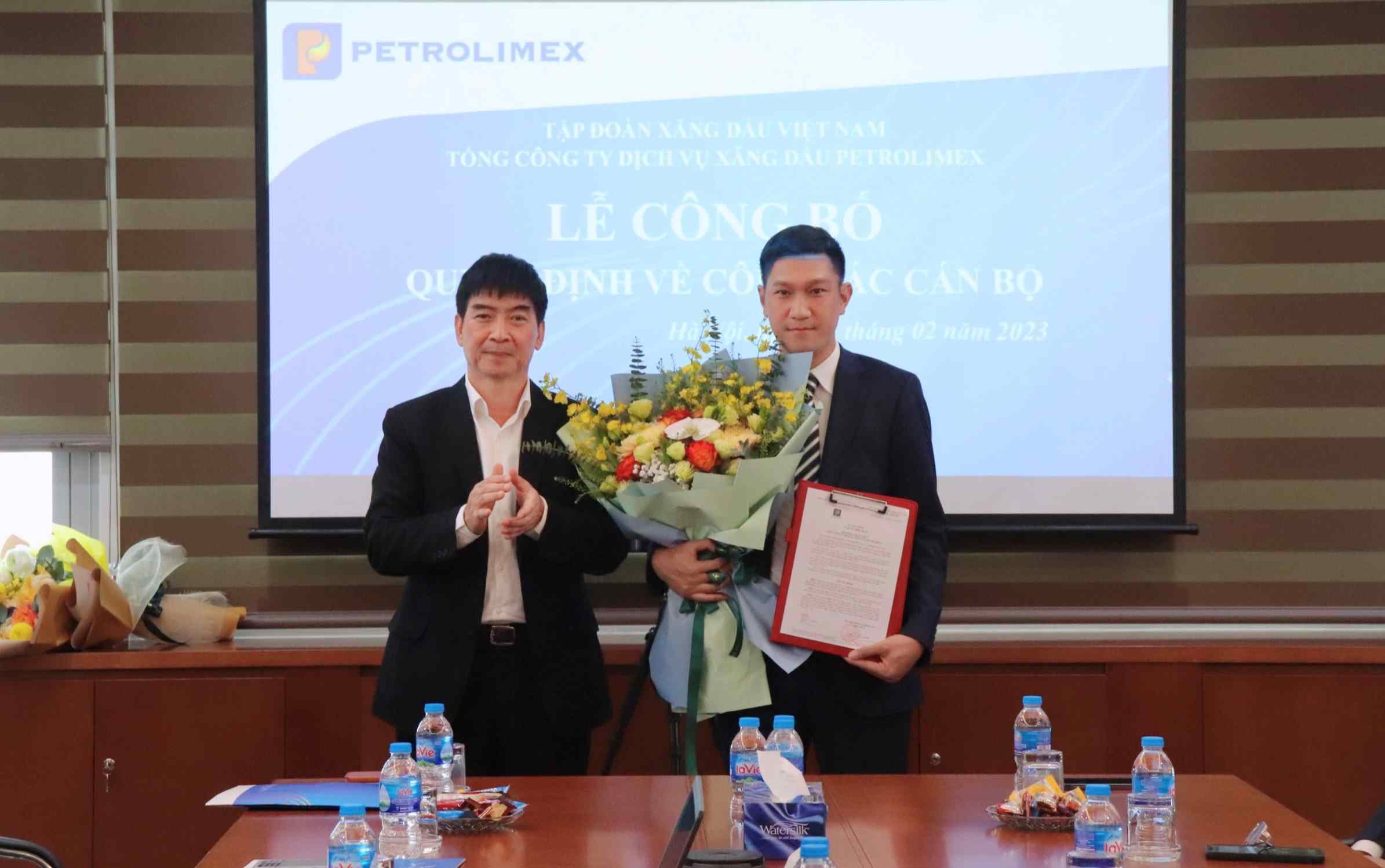 Bổ nhiệm Phó Tổng giám đốc Tổng công ty Dịch vụ Xăng dầu Petrolimex