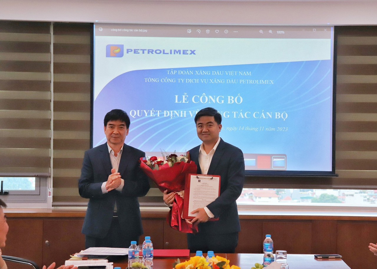 Bổ nhiệm Phó Tổng giám đốc Tổng công ty Dịch vụ Xăng dầu Petrolimex