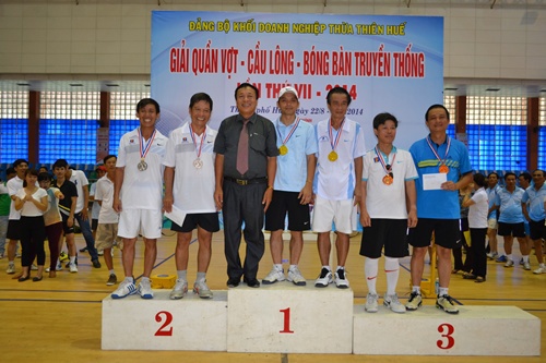 Giải Quần vợt Đảng ủy Khối Doanh nghiệp Thừa Thiên Huế 2014