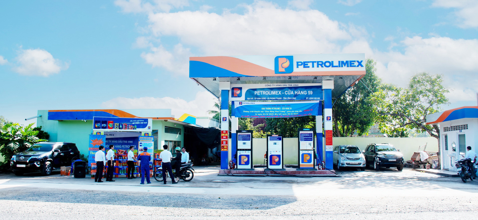 Petrolimex Trà Vinh khai trương CHXD số 59