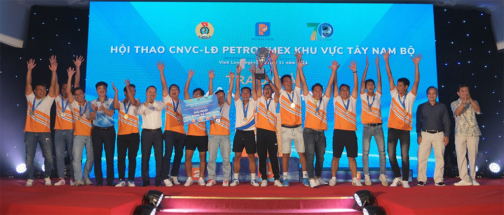Petrolimex bế mạc Hội thao khu vực Tây Nam Bộ chào mừng 70 năm Ngày thành lập