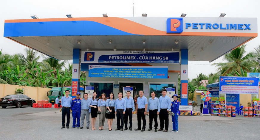 Petrolimex Trà Vinh khai trương CHXD số 58