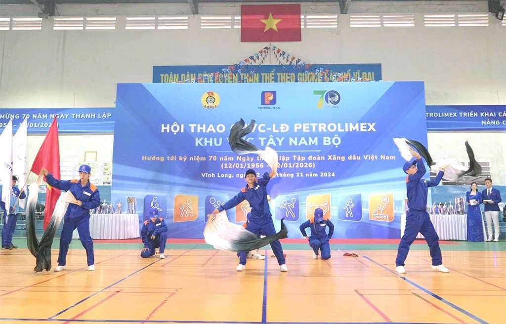 Petrolimex khai mạc Hội thao khu vực Tây Nam Bộ chào mừng 70 năm Ngày thành lập